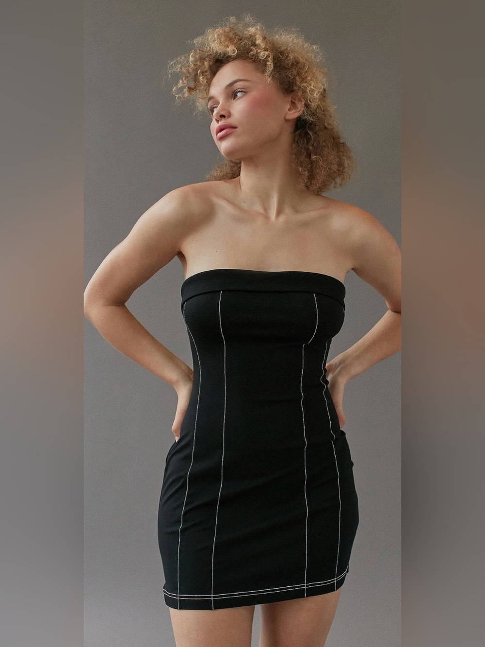 Urban Outfitters Kristy Knit Corset Tube Mini Dress, Size S, EUC